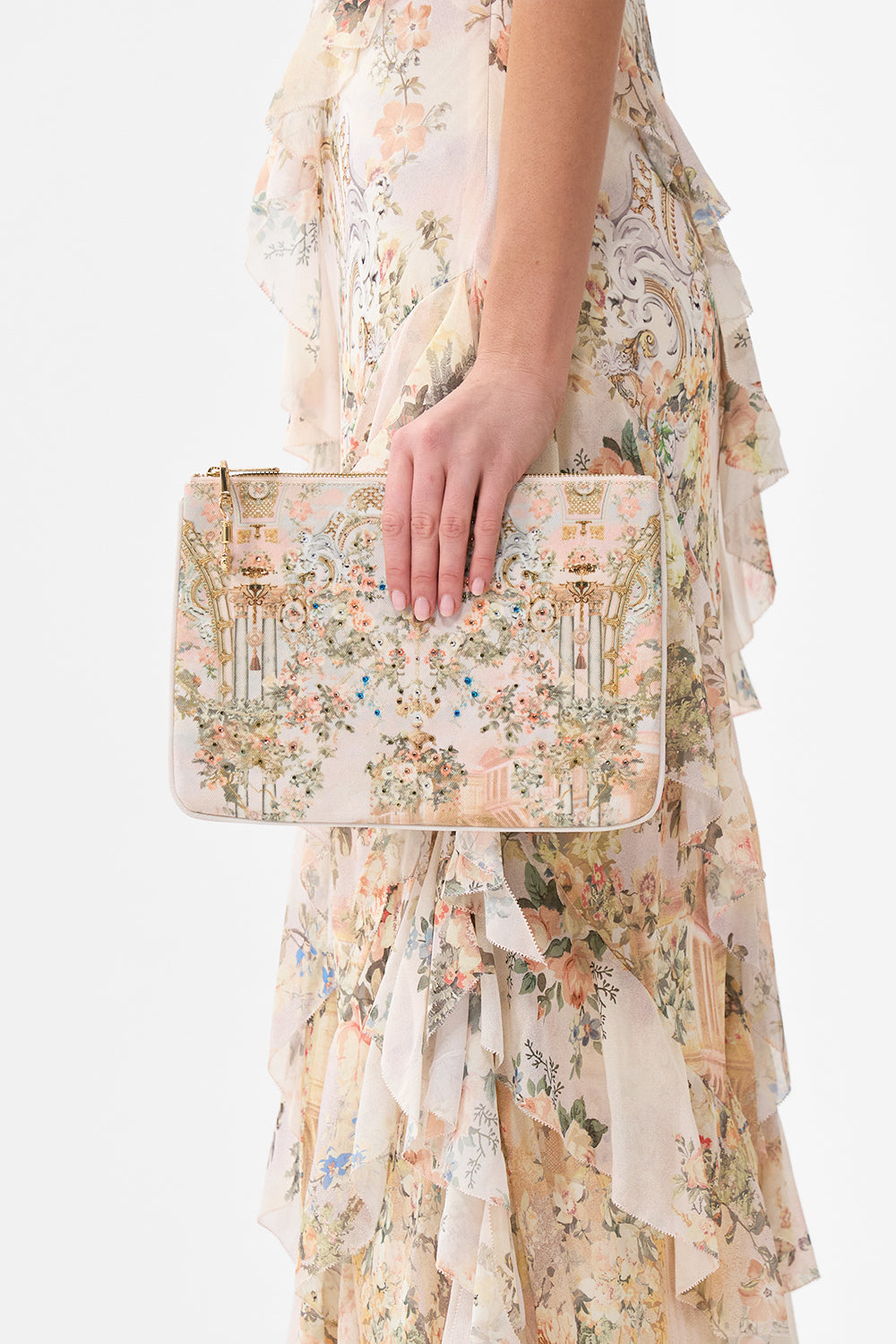 SMALL CANVAS CLUTCH TWILIGHT IN ISTANBUL