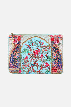 SMALL CANVAS CLUTCH SULTANS AND QUEENS