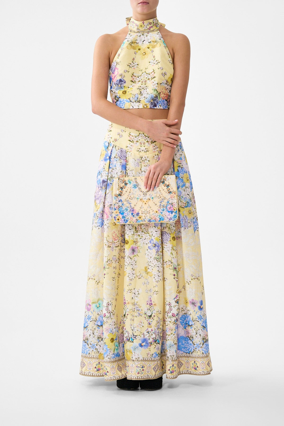 SMALL CANVAS CLUTCH DARLING BUDS