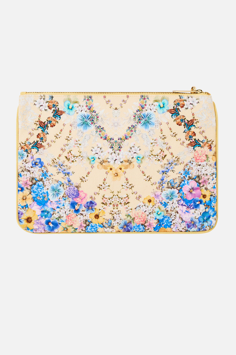 SMALL CANVAS CLUTCH DARLING BUDS