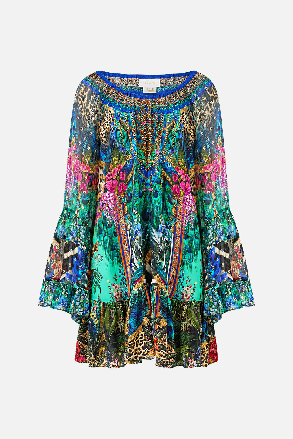 VESTIDO CON VOLANTES CORTE A ANIMAL ALCHEMY