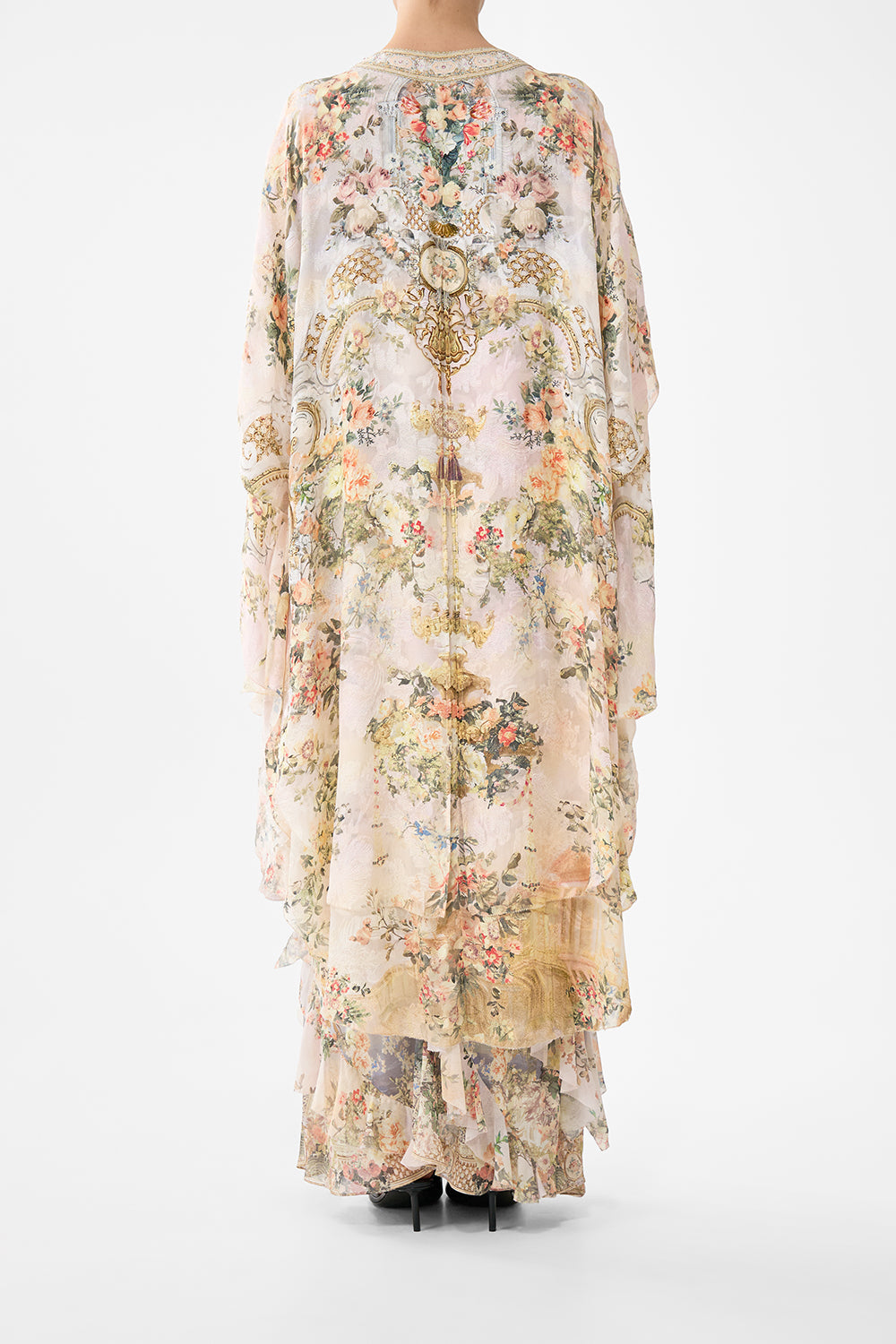 CAPA CON BORDE FESTONEADO ATARDECER EN ESTAMBUL