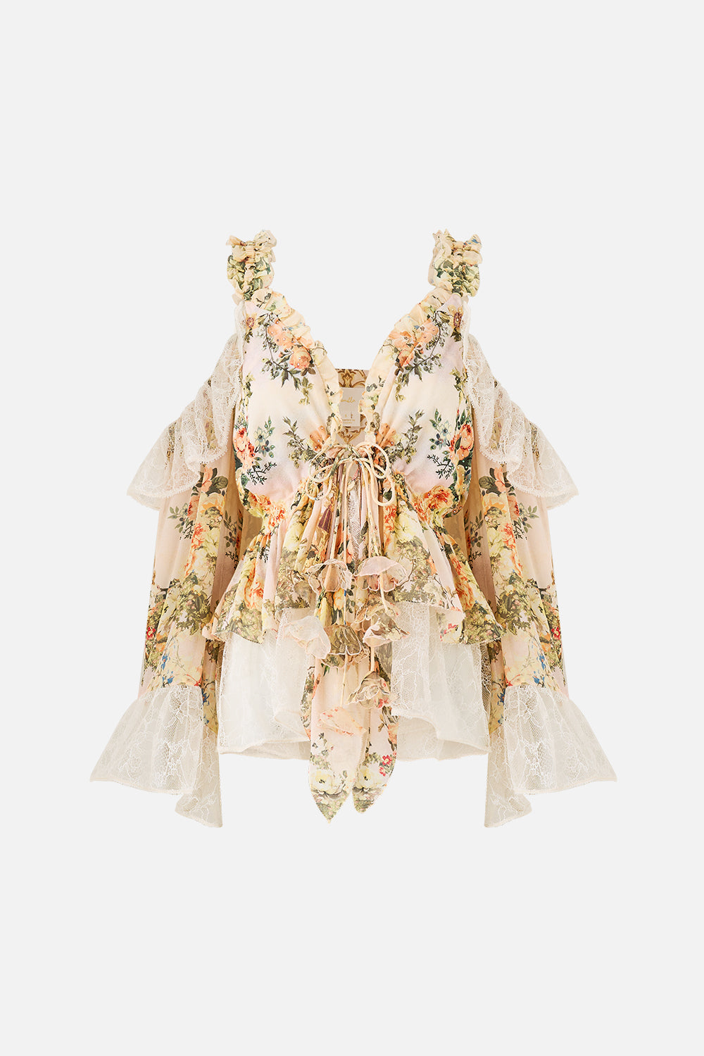 COLD SHOULDER RUFFLE TOP TWILIGHT IN ISTANBUL