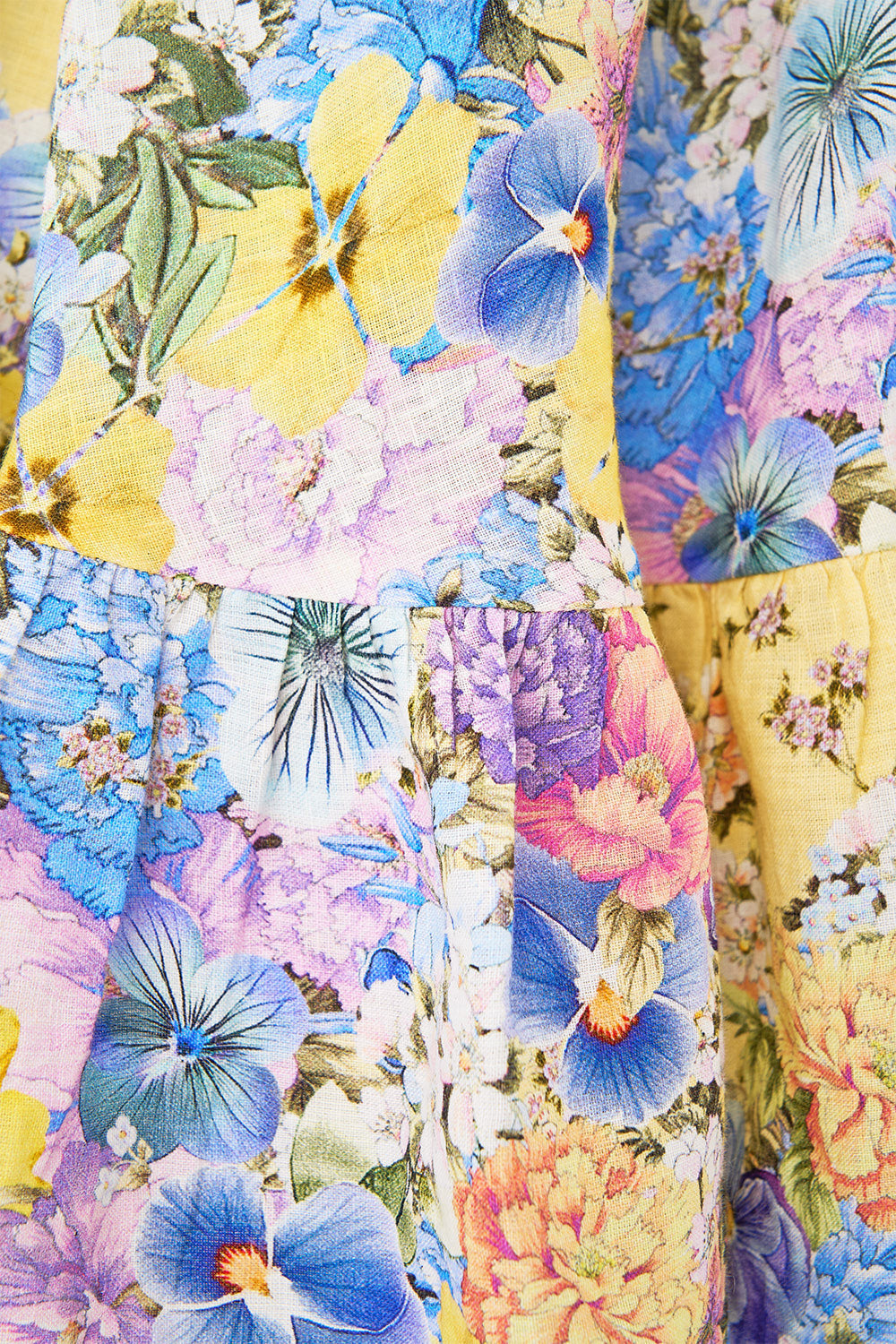 MINIVESTIDO CORTO HALTE CON VOLANTES DARLING BUDS