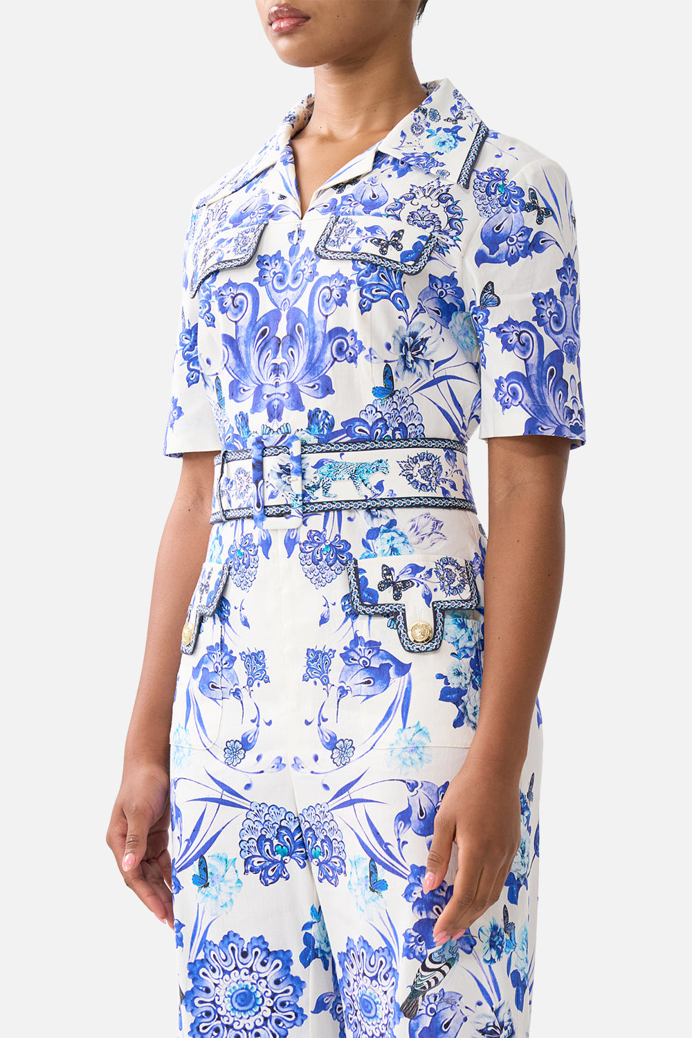 POCKET JUMPSUIT ALL ABOUT THAT LACE