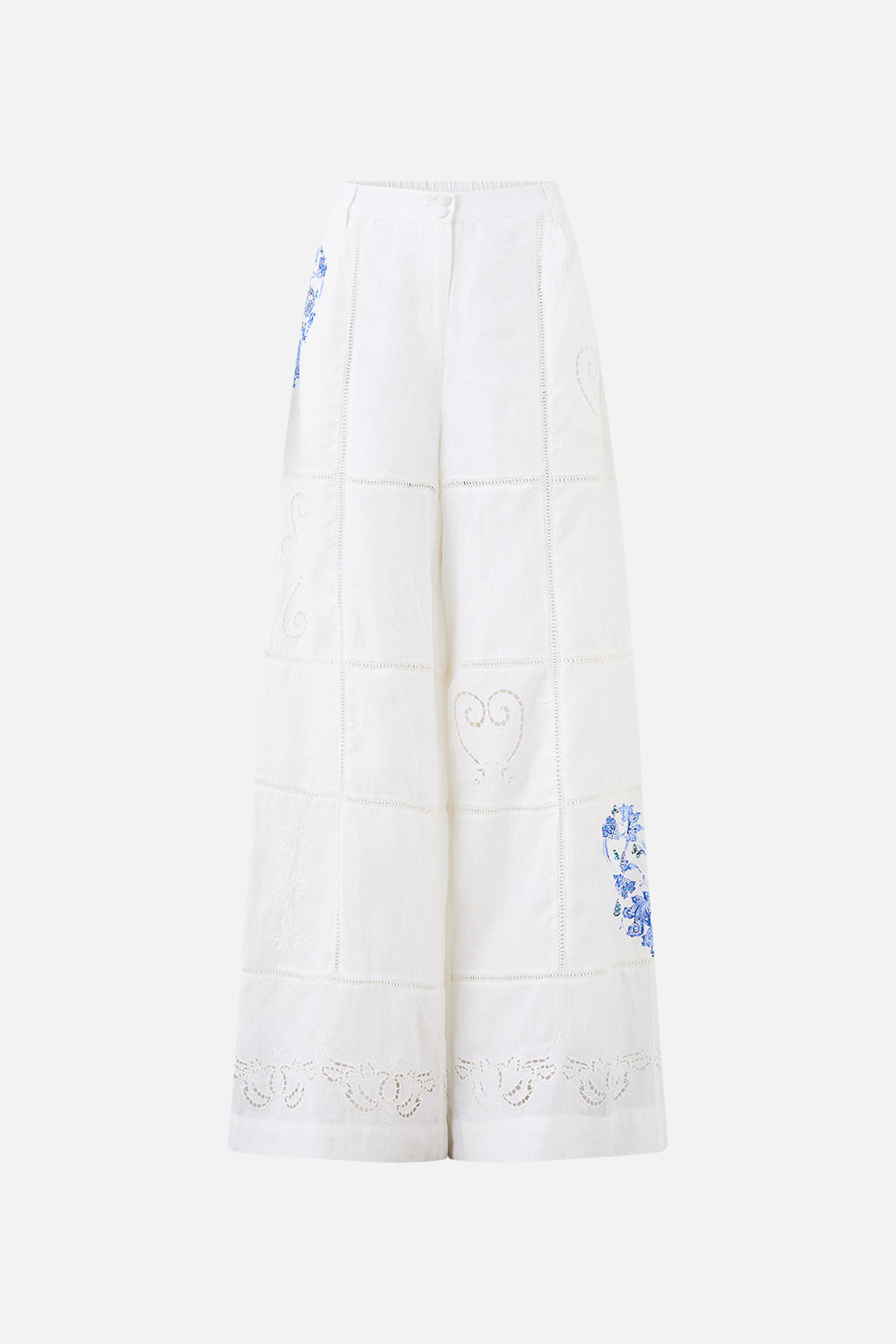 WIDE LEG WAISTED PANT ALL ABOUT THAT LACE