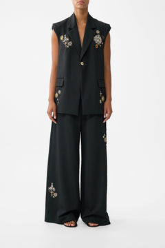 TAILORED SLEEVELESS VEST AMULETS AND ALCHEMY