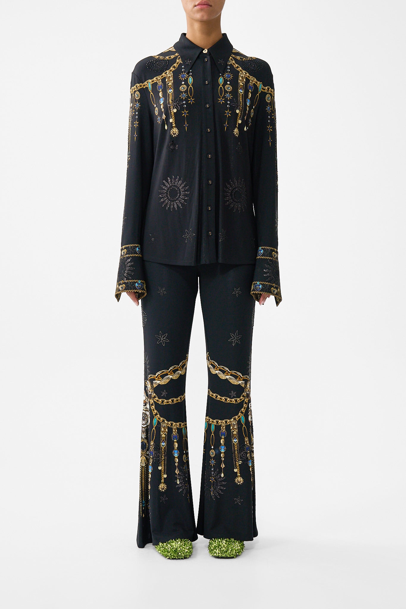 JERSEY FLARED PANT AMULETS AND ALCHEMY