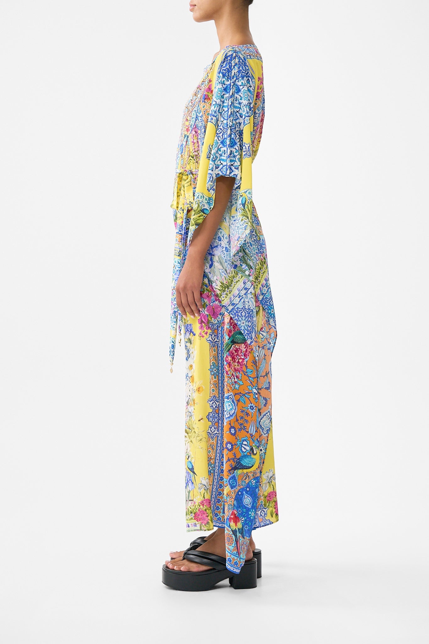 Sultanahmet Summer Scarf Kaftan With Tie Waist | CAMILLA US – CAMILLA