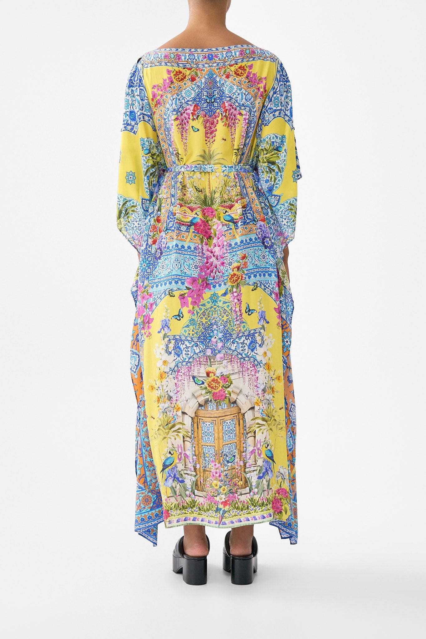 Sultanahmet Summer Scarf Kaftan With Tie Waist | CAMILLA US – CAMILLA
