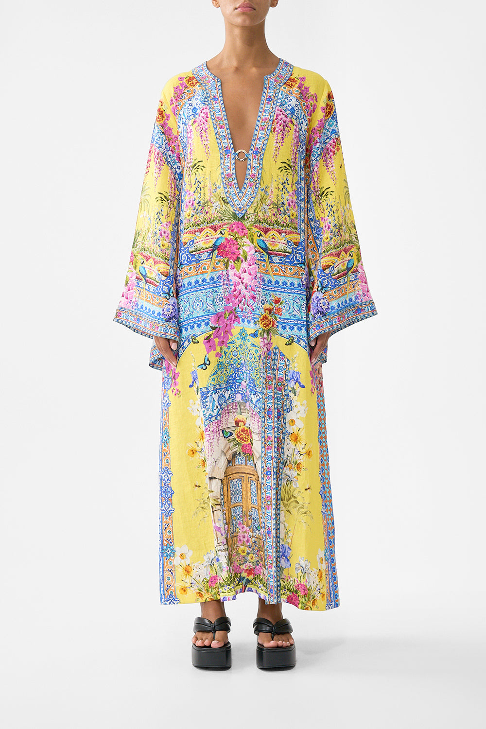 DEEP V-NECK HARDWARE KAFTAN SULTANAHMET SUMMER