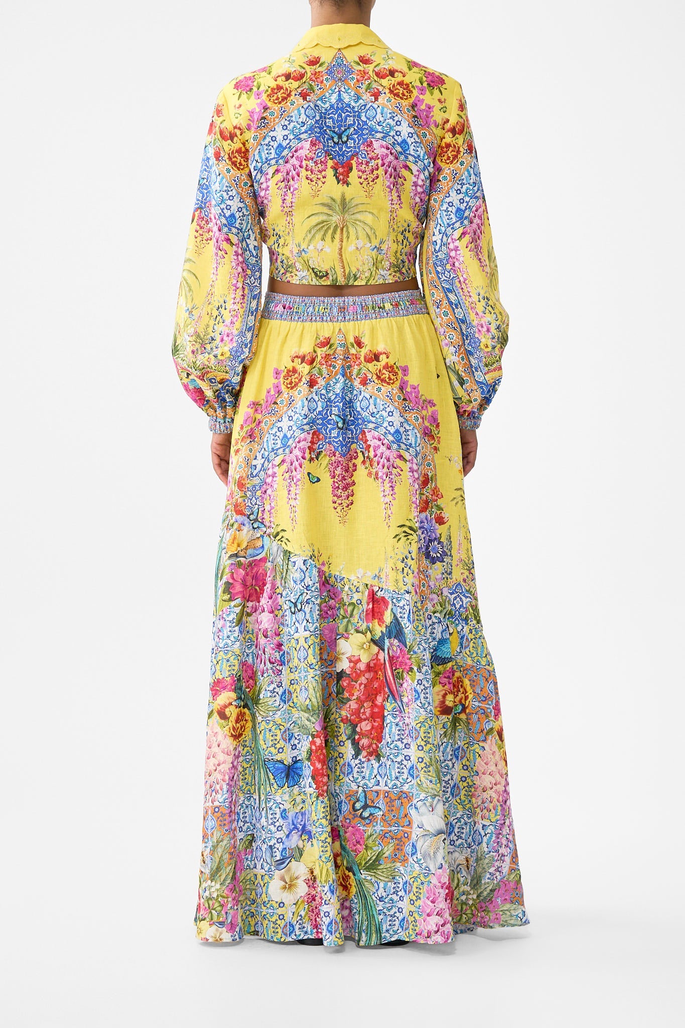 SKIRT WITH SHAPED SEAM SULTANAHMET SUMMER