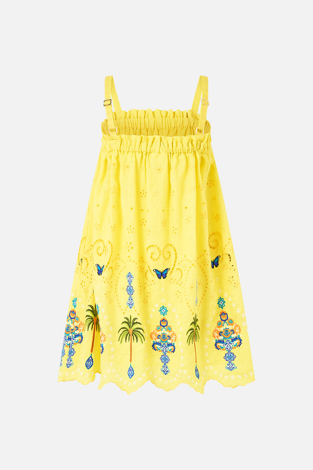 VESTIDO CORTO DE VERANO DE TIRANTES ANCHOS SULTANAHMET