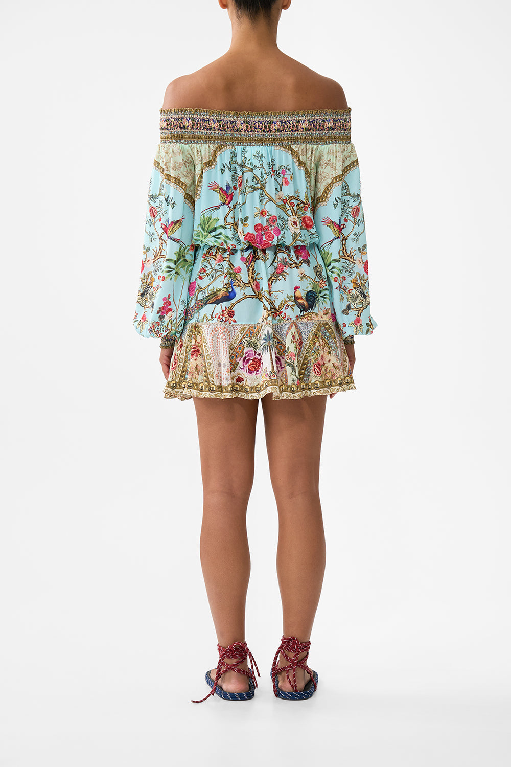 OFF SHOULDER SHORT DRESS SULTANS AND QUEENS