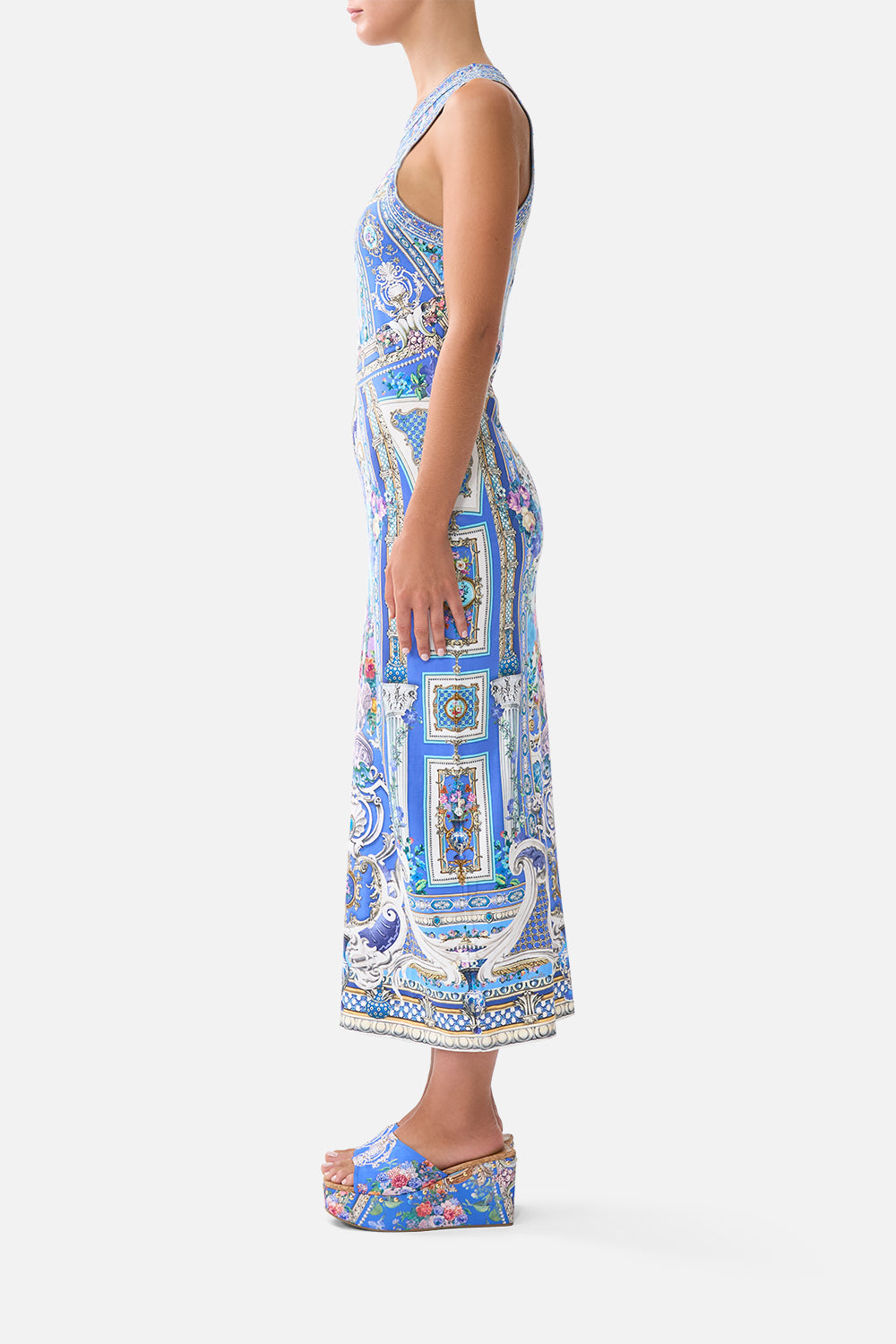 JERSEY TANK DRESS OTTOMAN OPULENCE
