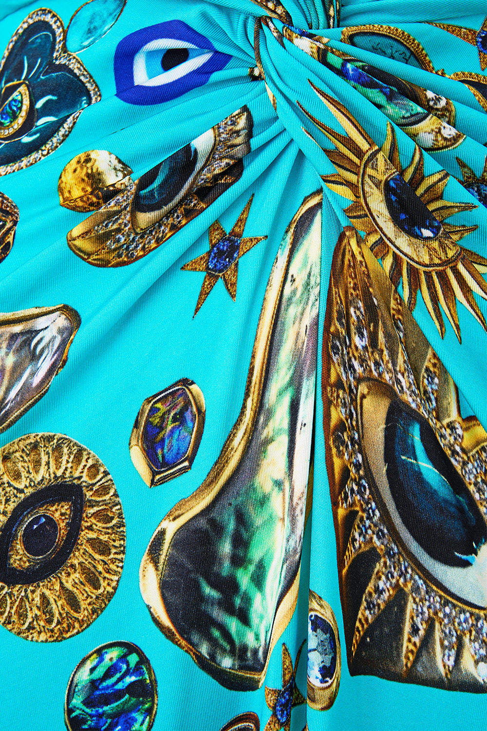 STRAPPY DRESS WITH TWIST FRONT TOTEMS AND TREASURES