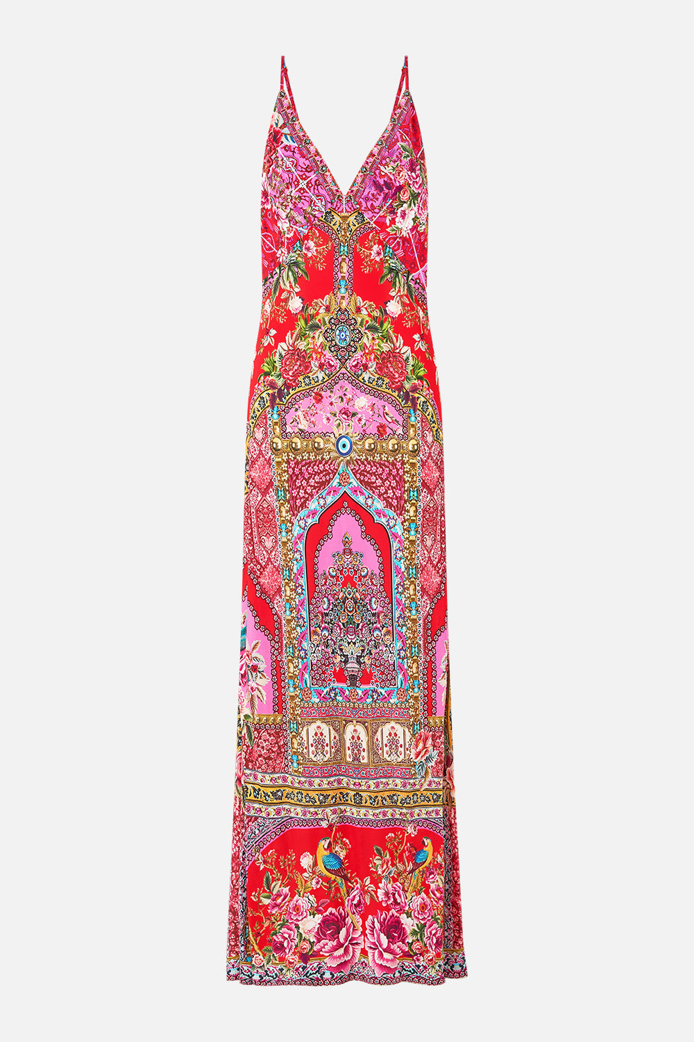 VESTIDO LENCERO LARGO AL BIES CUELLO V HEIRLOOM EMPIRE