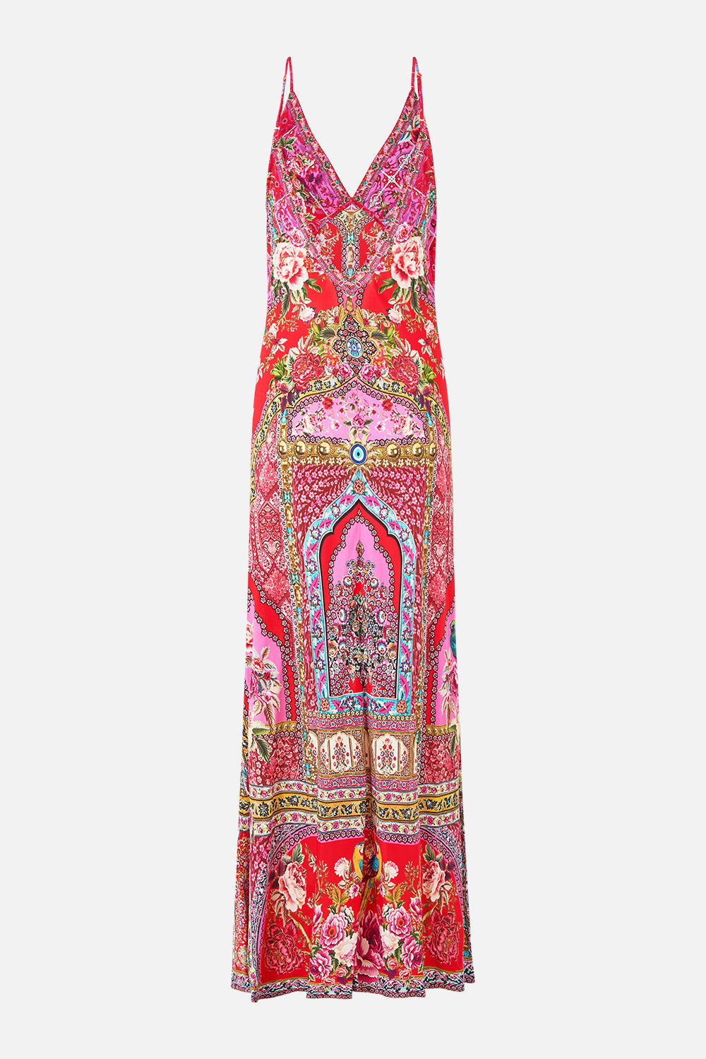 VESTIDO LENCERO LARGO AL BIES CUELLO V HEIRLOOM EMPIRE