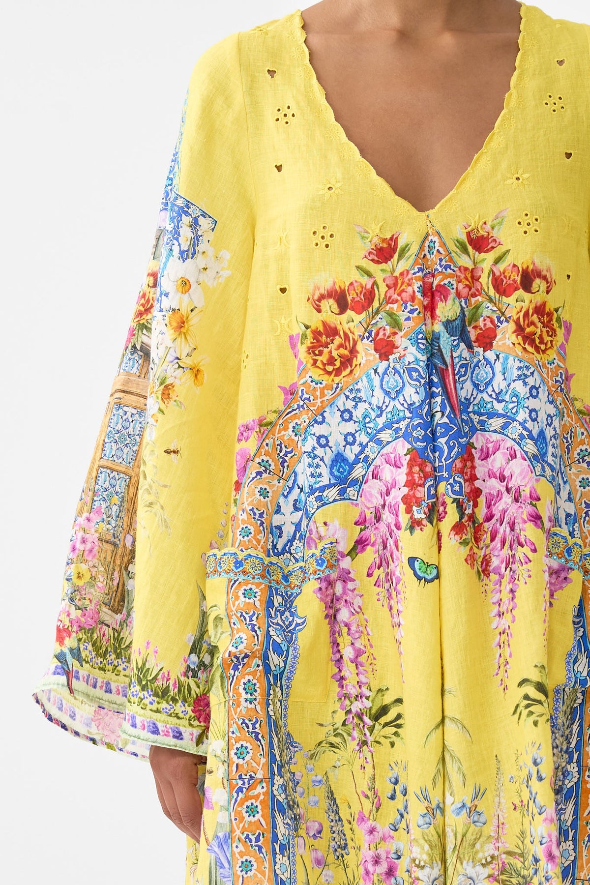 POCKET DRESS WITH LOW BACK & WIDE SLEEVES SULTANAHMET SUMMER