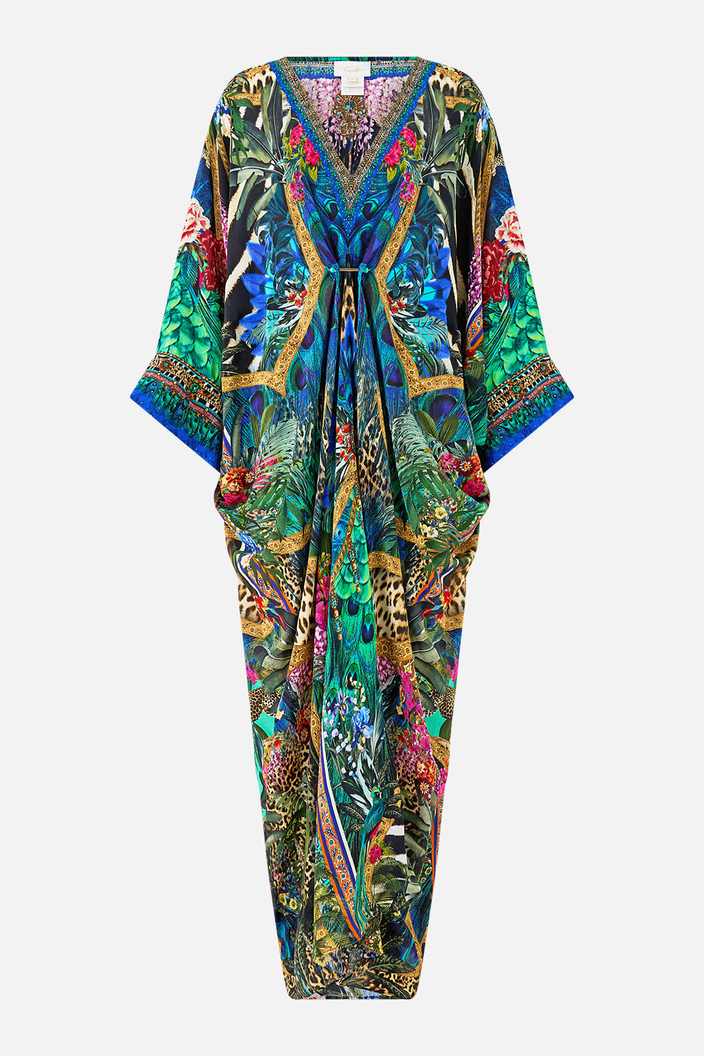 Animal Alchemy Pierced V-Neck Kaftan | CAMILLA US – CAMILLA