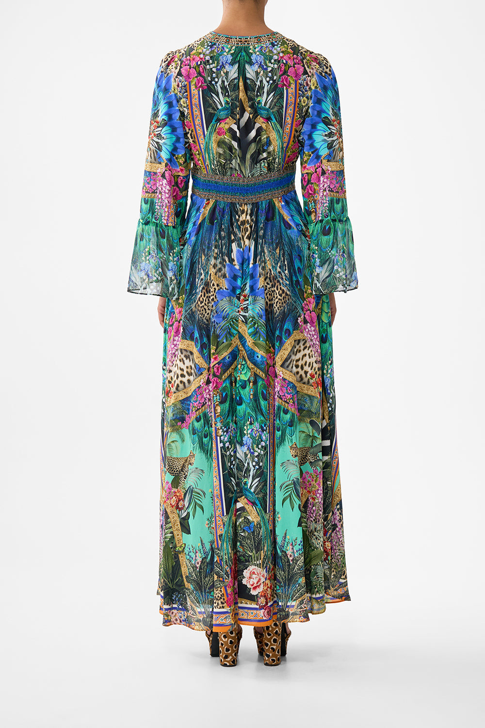 VESTIDO CON CINTURILLA AJUSTADA Y MANGA CON VOLANTES ANIMAL ALCHEMY