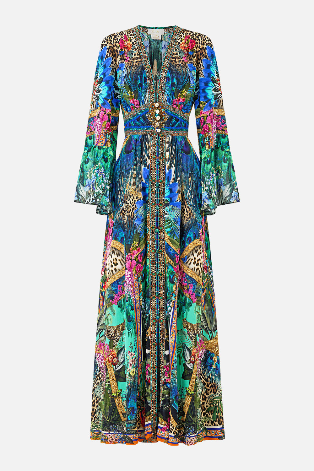 VESTIDO CON CINTURILLA AJUSTADA Y MANGA CON VOLANTES ANIMAL ALCHEMY
