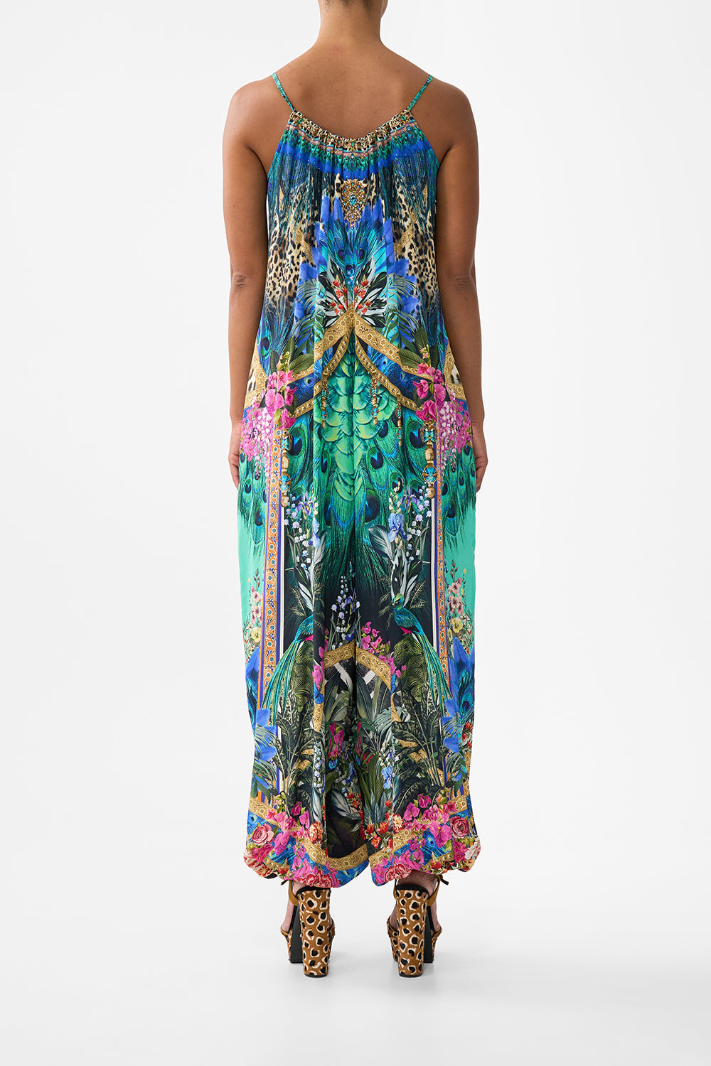 The CAMILLA balloon jumpsuit from our print animal alchemy