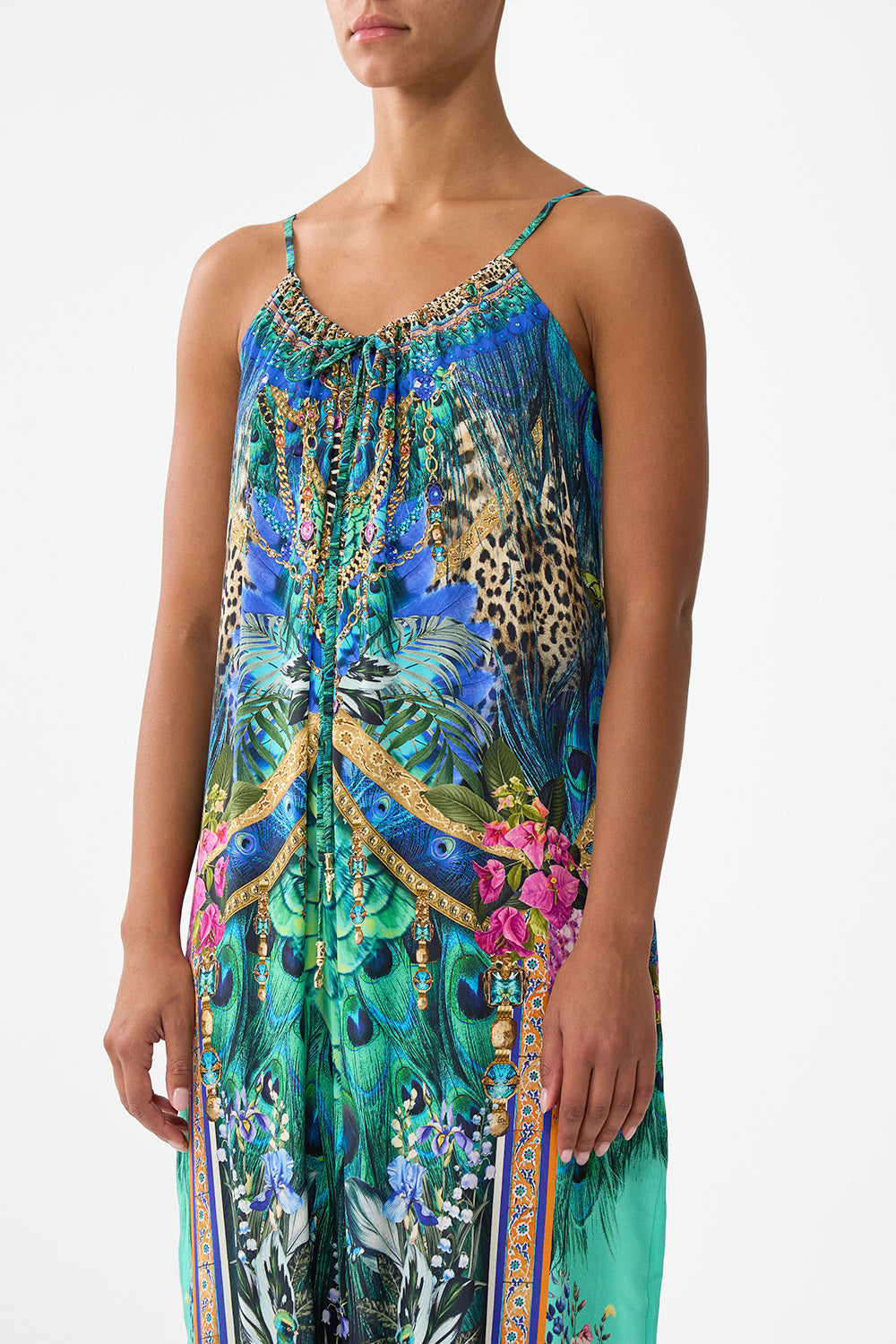 The CAMILLA balloon jumpsuit from our print animal alchemy