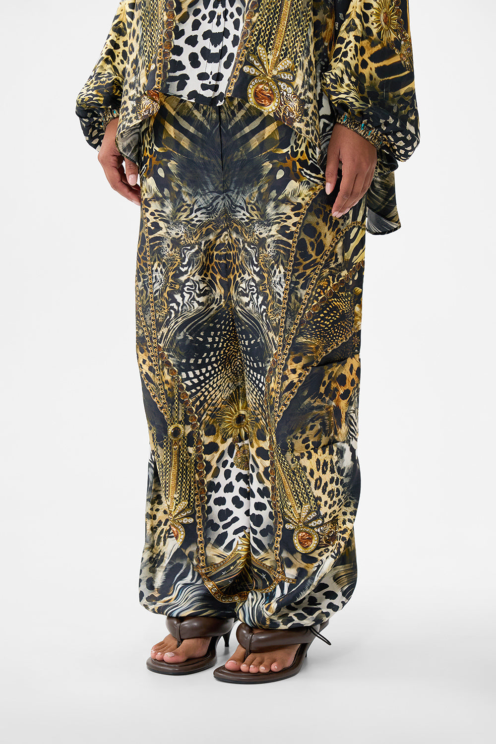 PANTALÓN PARACAÍDAS FOLCLORE FELINO