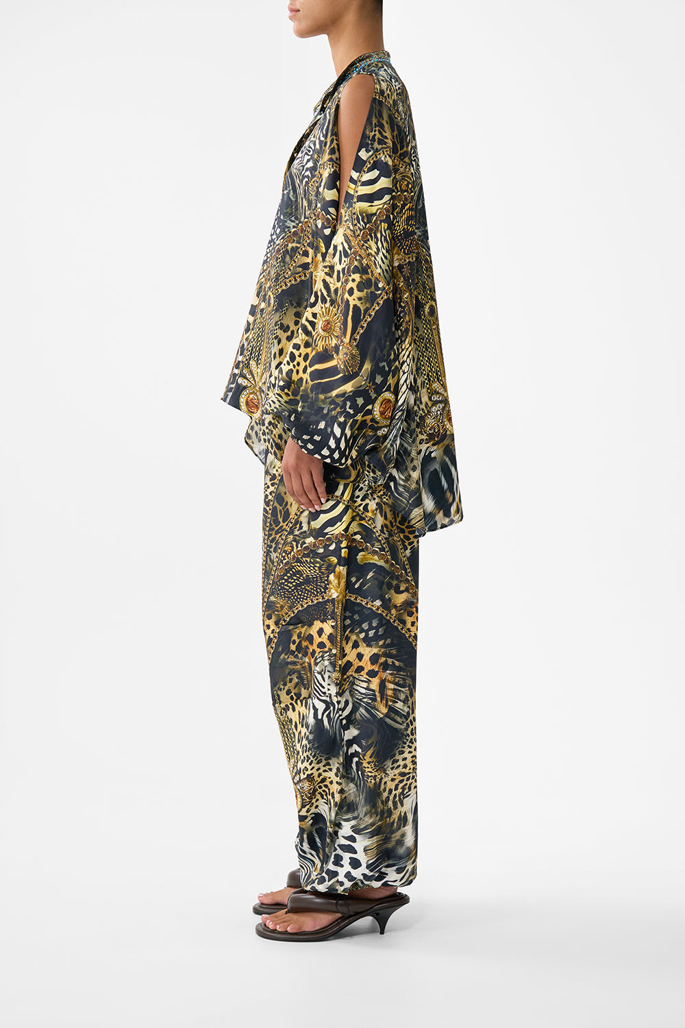 PANTALÓN PARACAÍDAS FOLCLORE FELINO