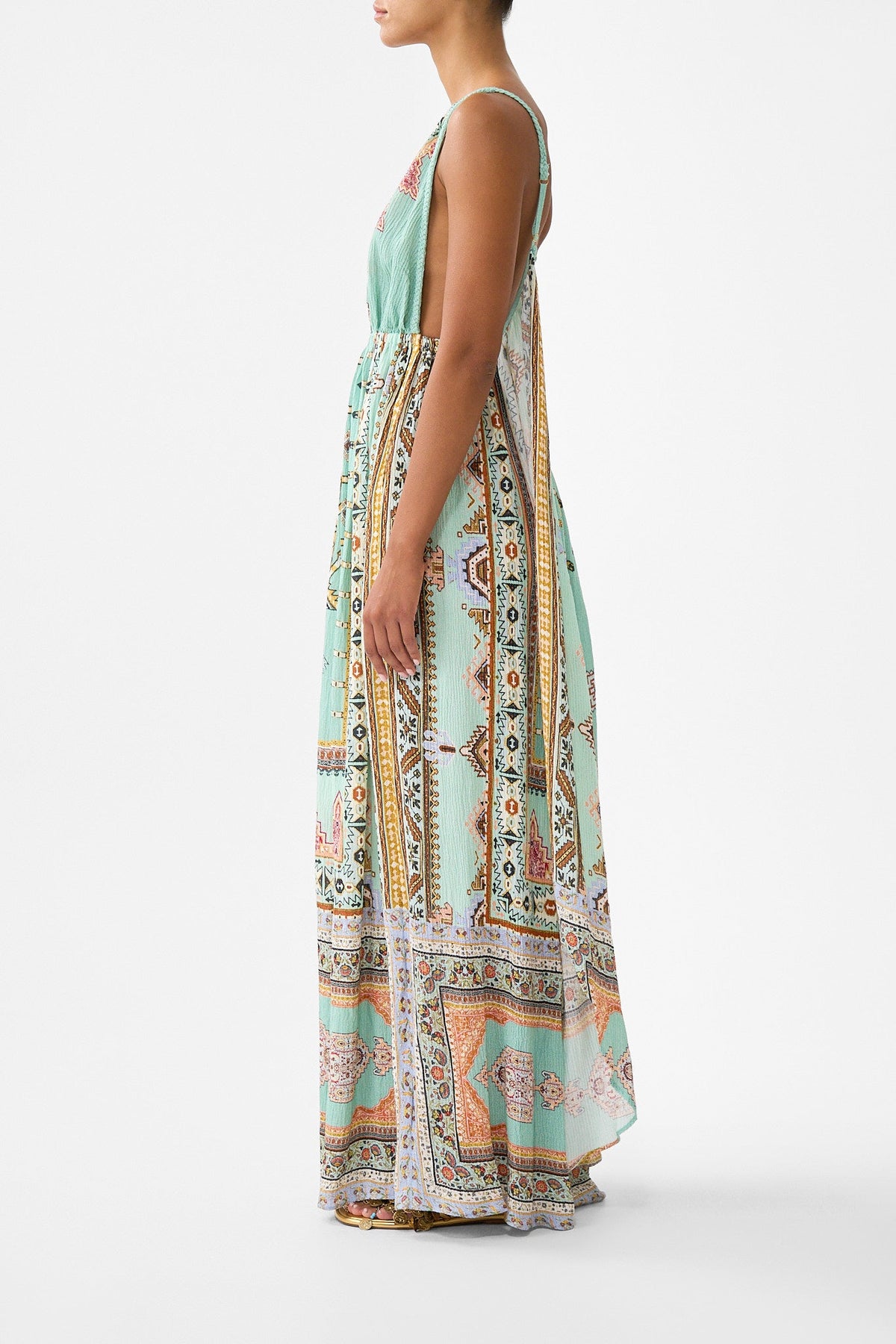 OPEN BACK LONG CAPE DRESS LEGEND HAS IT