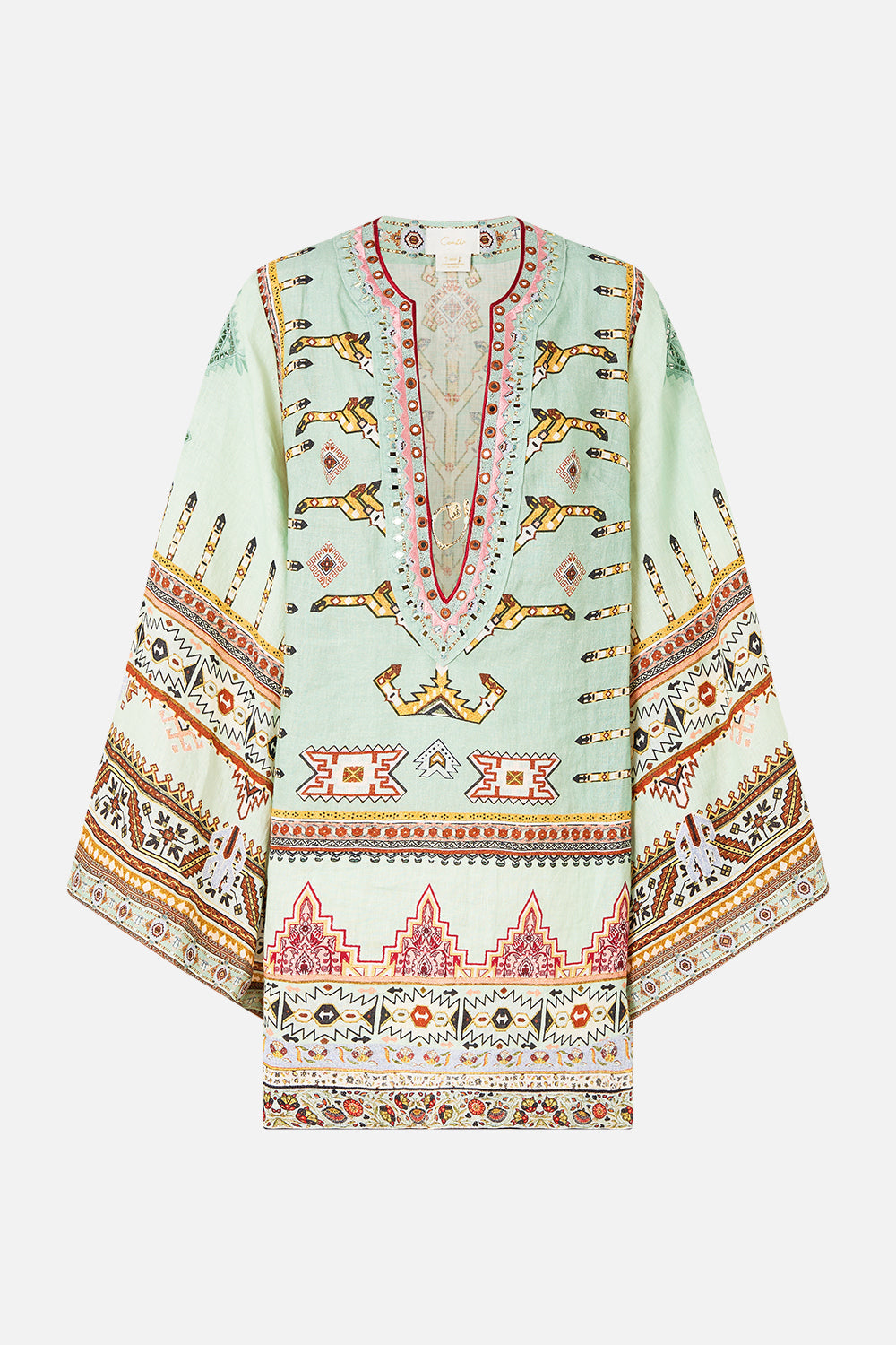 DEEP V-NECK HARDWARE SHORT KAFTAN LEGEND HAS IT