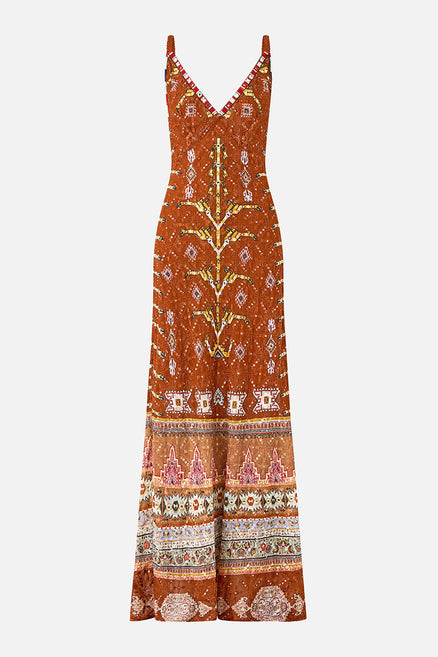 knee length dresses for ladies Fabric Of Time Square Neck Shift Dress