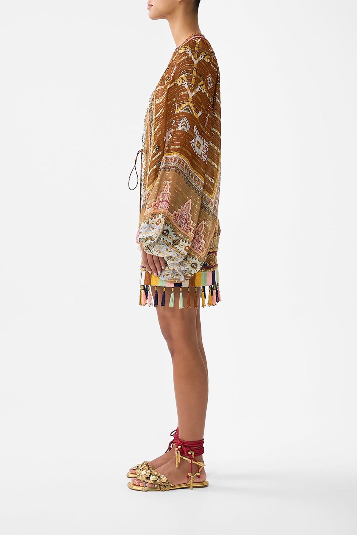 MINI SKIRT FABRIC OF TIME