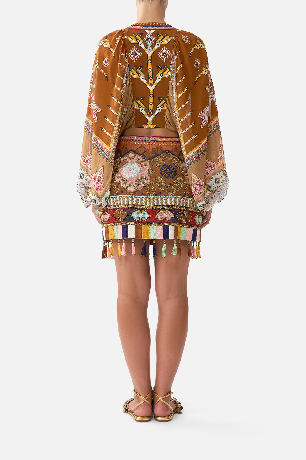 MINI SKIRT FABRIC OF TIME