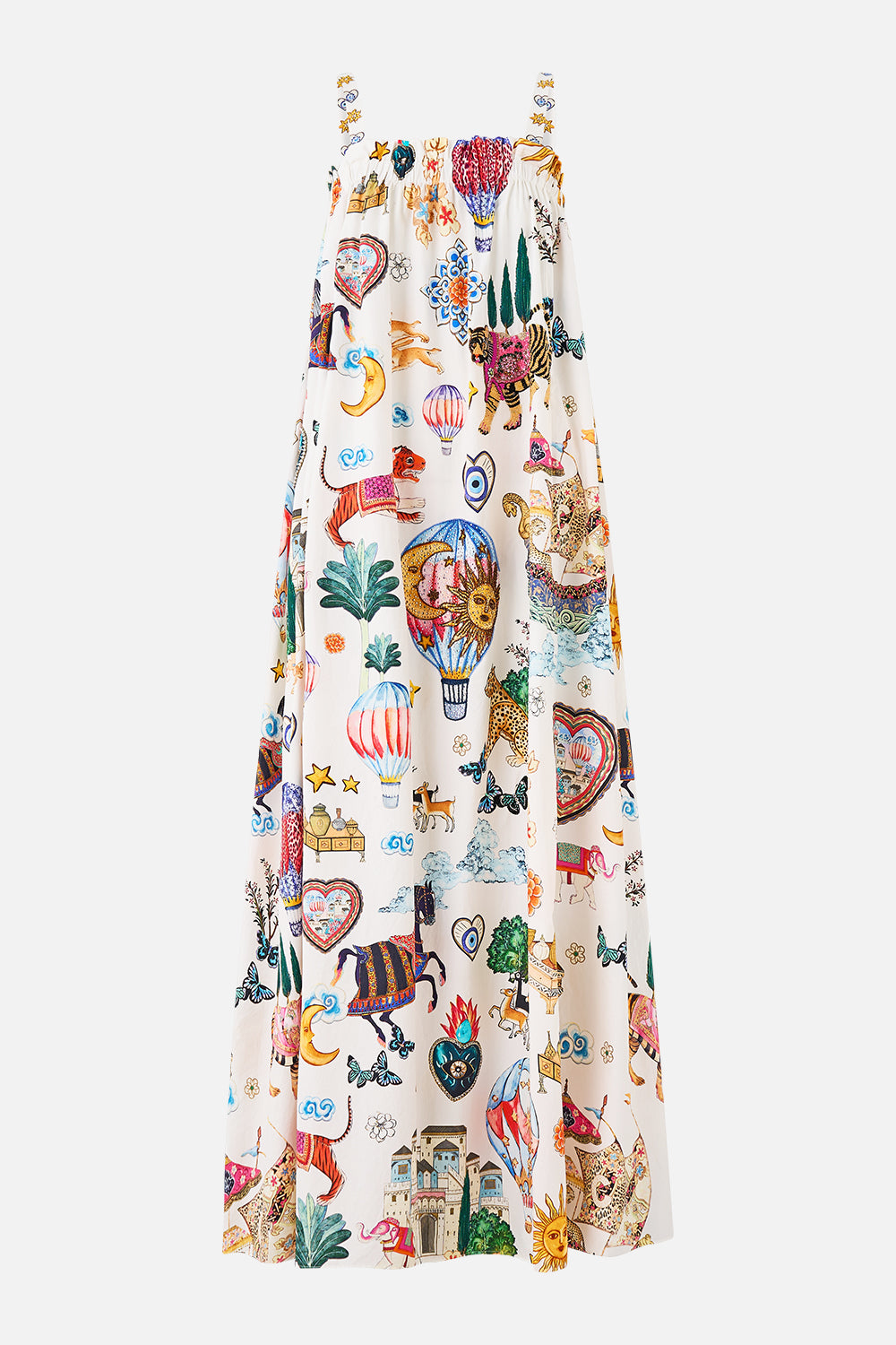 VESTIDO ANCHO DE TIRANTES KITSCH KAPADOKYA