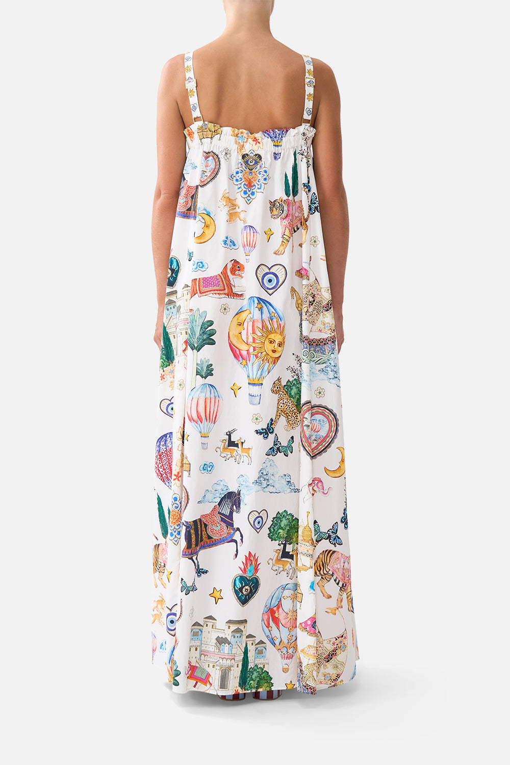 VESTIDO ANCHO DE TIRANTES KITSCH KAPADOKYA