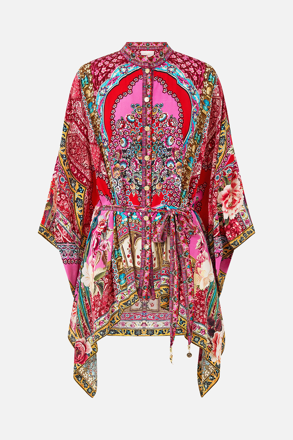 BUTTON THROUGH SCARF BLOUSE HEIRLOOM EMPIRE