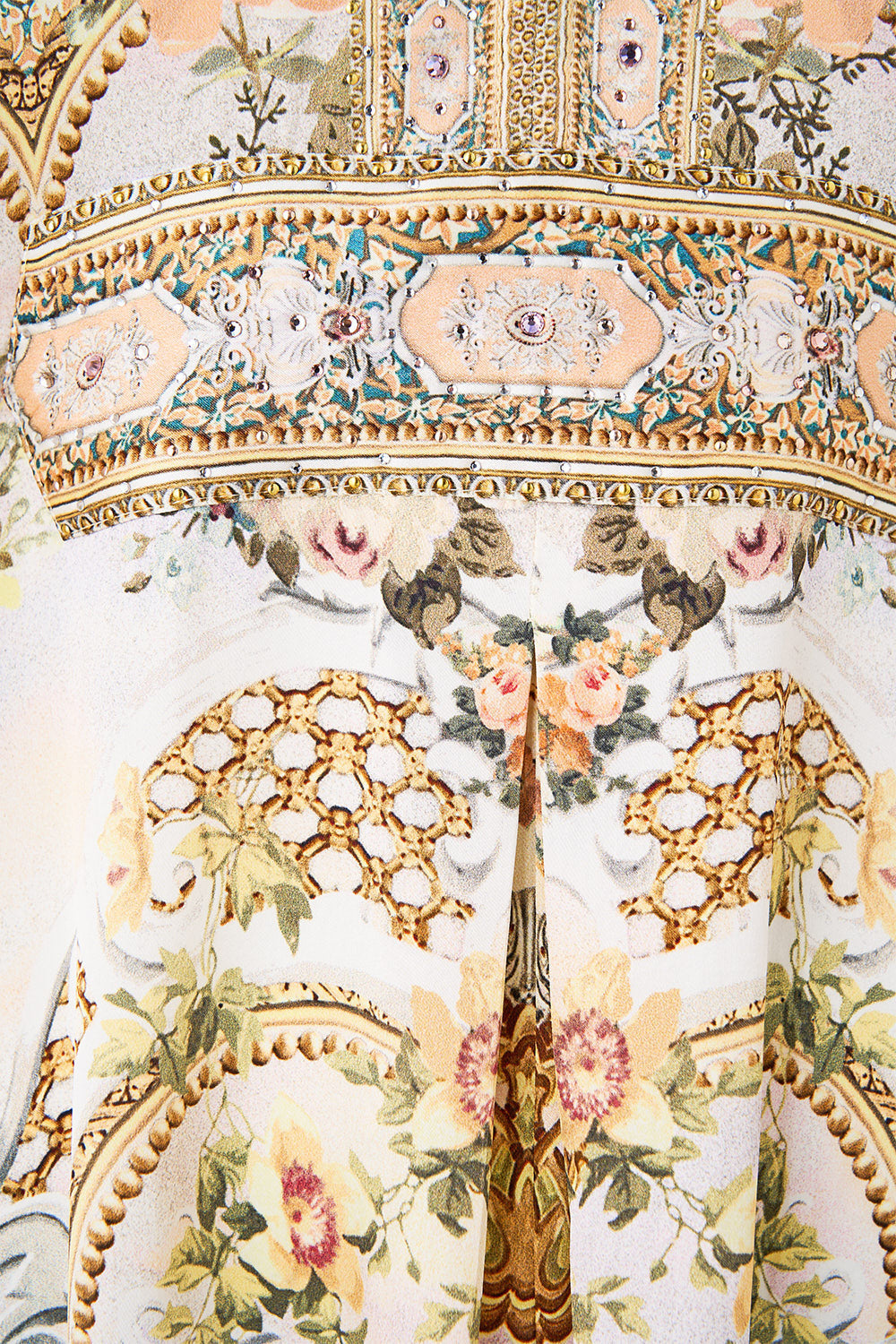 The CAMILLA long kaftan with waist detail from our print twilight in Istanbul