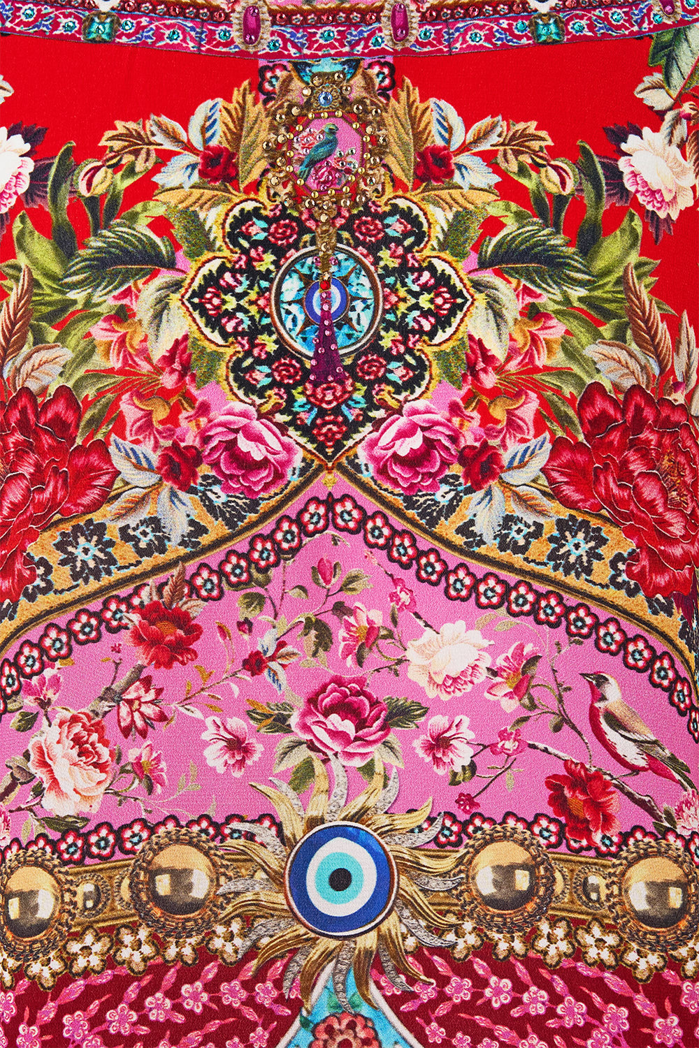 SHORT ROUND NECK KAFTAN HEIRLOOM EMPIRE