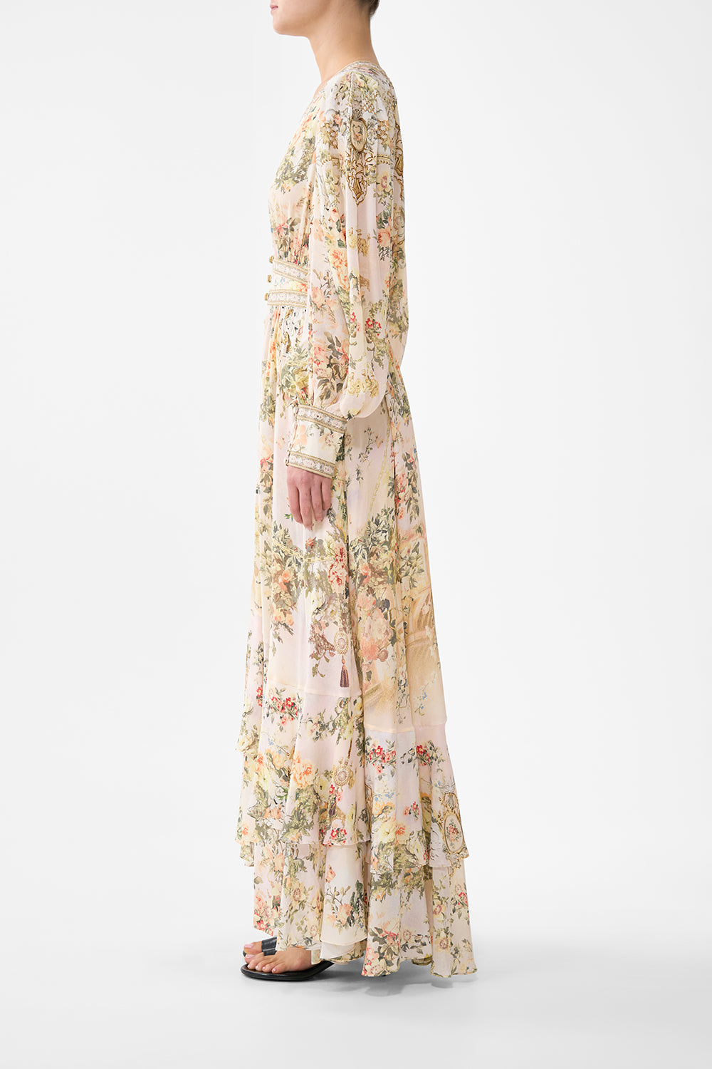 LONG BUTTON FRONT DRESS TWILIGHT IN ISTANBUL