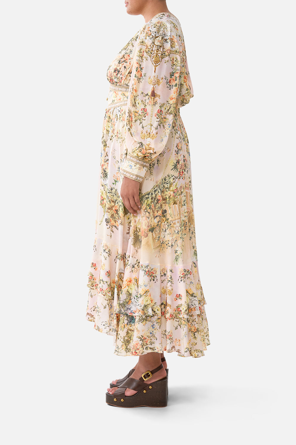 LONG BUTTON FRONT DRESS TWILIGHT IN ISTANBUL