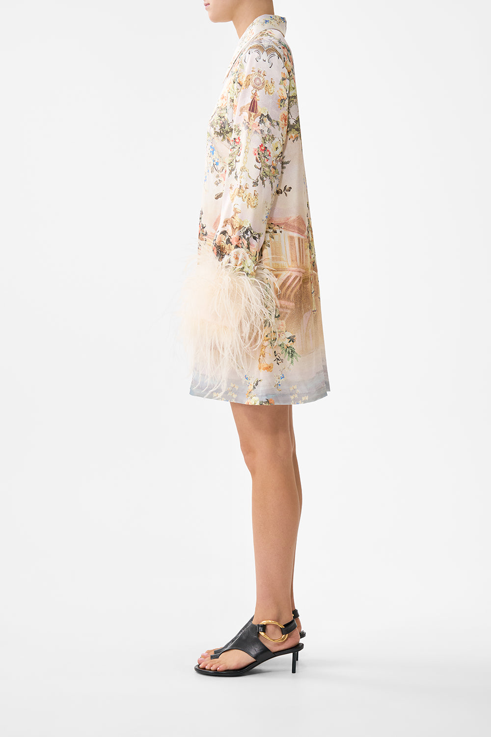 MINIVESTIDO CON PLUMAS TWILIGHT IN ISTANBUL