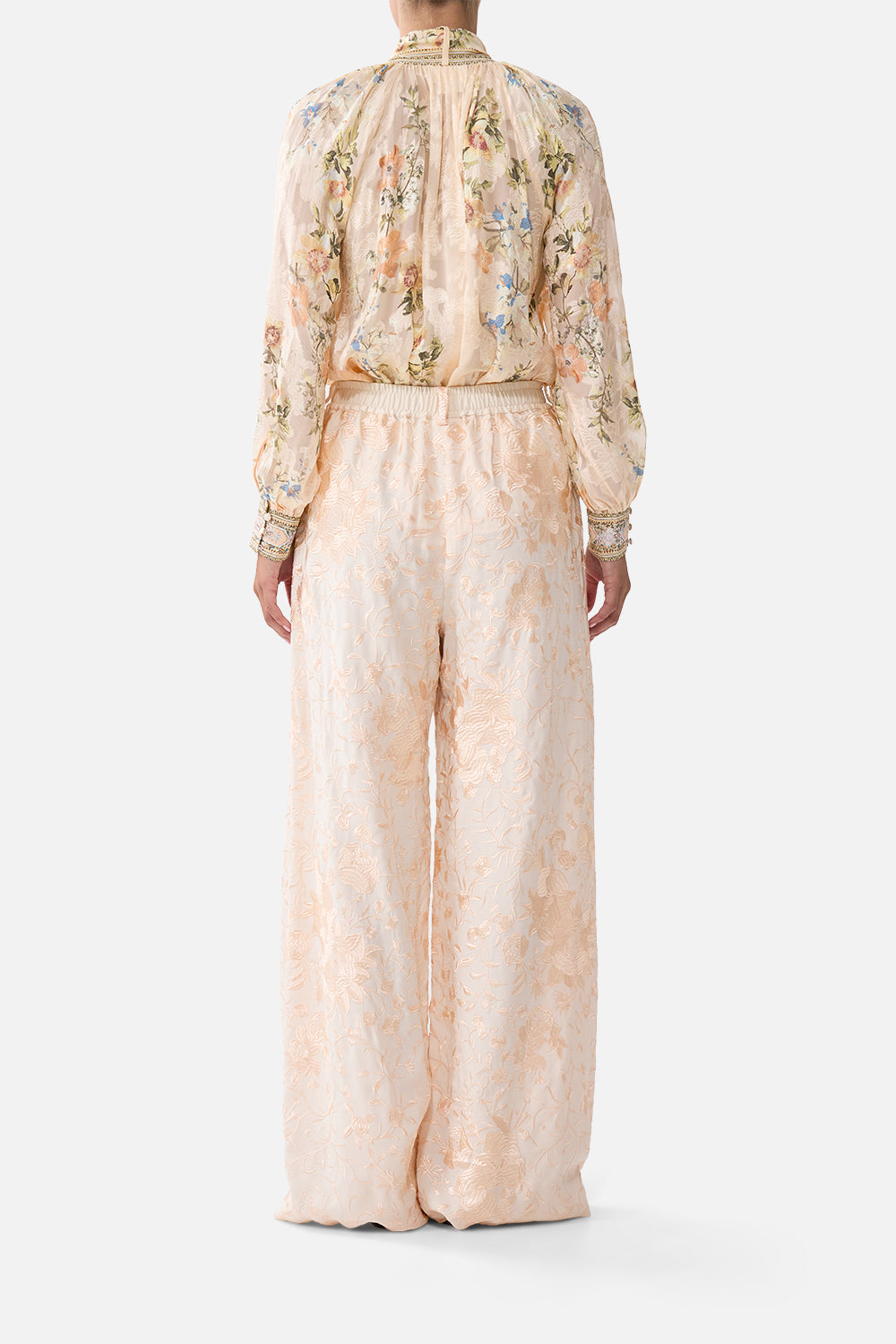 WIDE LEG WAISTED PANT TWILIGHT IN ISTANBUL