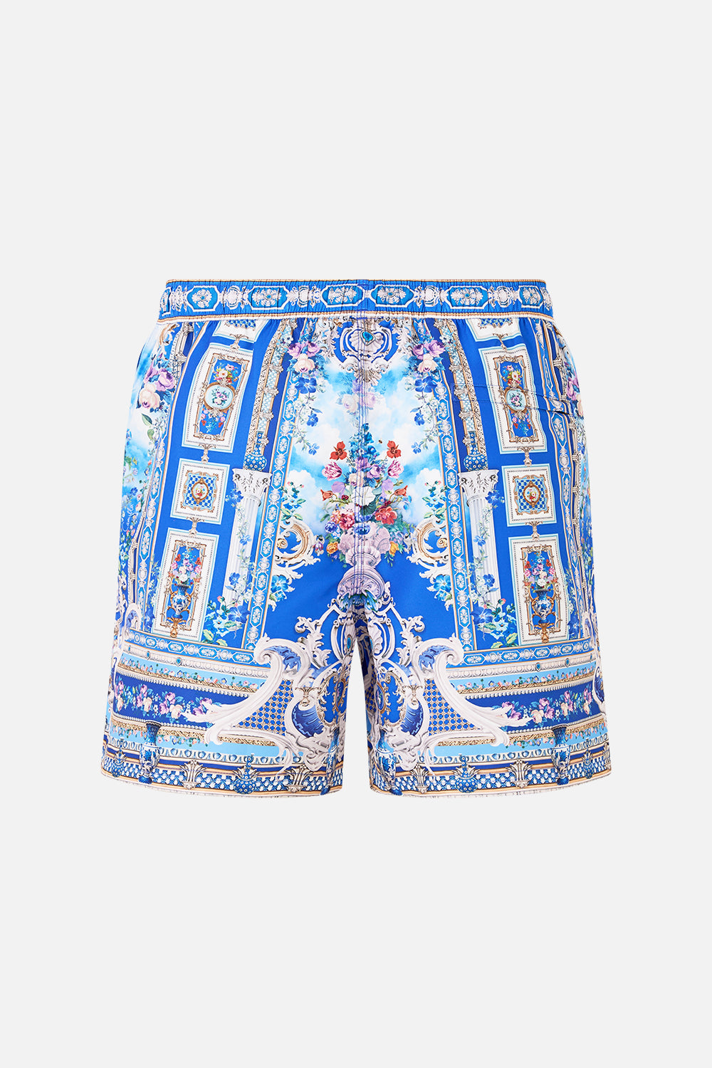 MID LENGTH BOARDSHORT WITH ELASTIC WAIST OTTOMAN OPULENCE