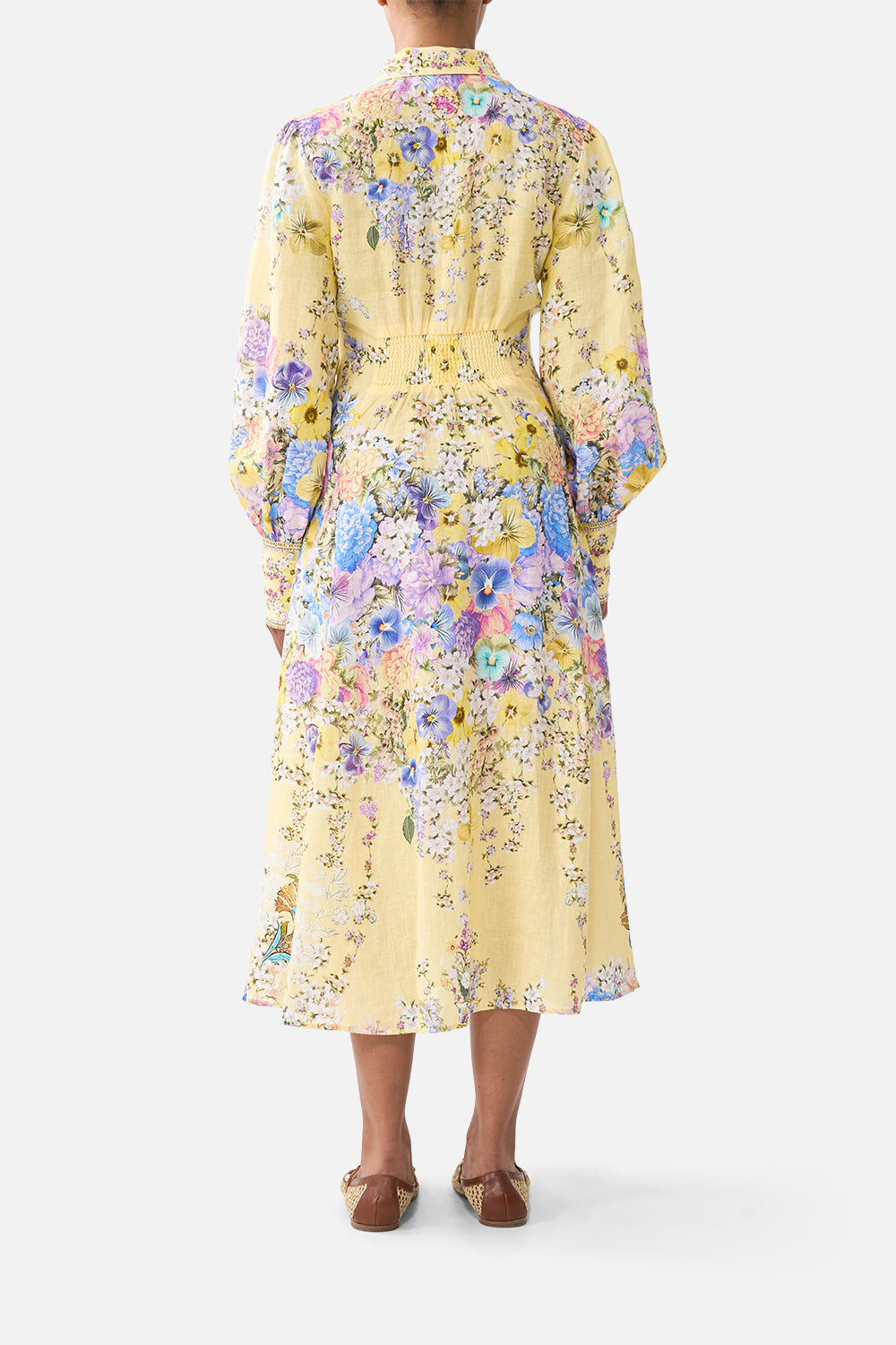 VESTIDO CAMISERO CON CINTURÓN ESTAMPADO DARLING BUDS