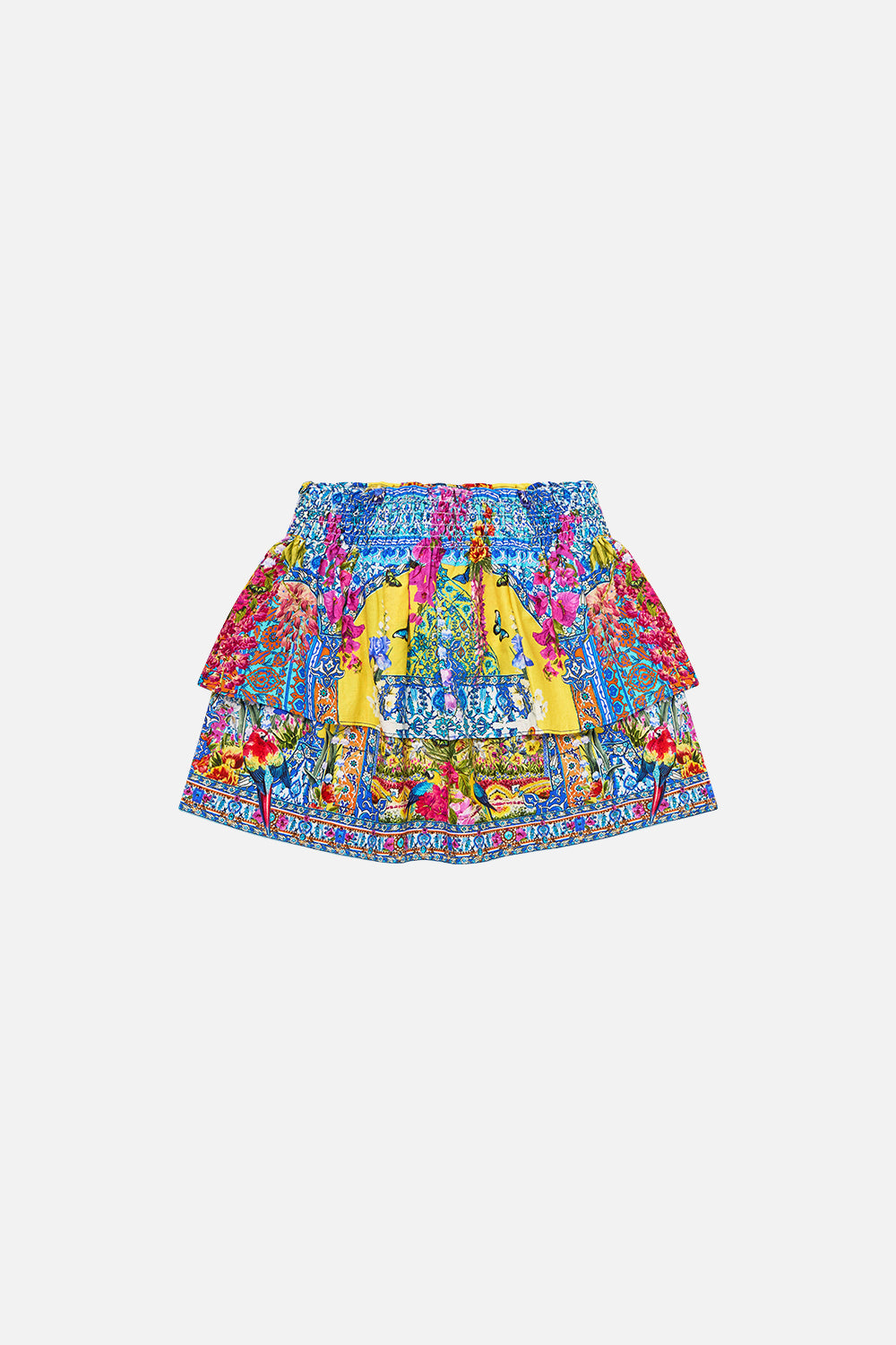MINIFALDA INFANTIL EN CAPAS CON BAJO REMALLADO SULTANAHMET SUMMER