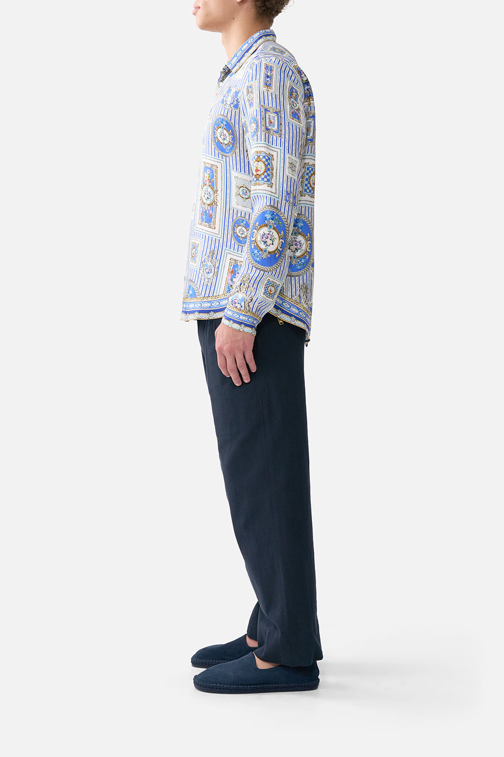 CAMISA DE MANGA LARGA CON CUELLO OPULENCIA OTOMANA