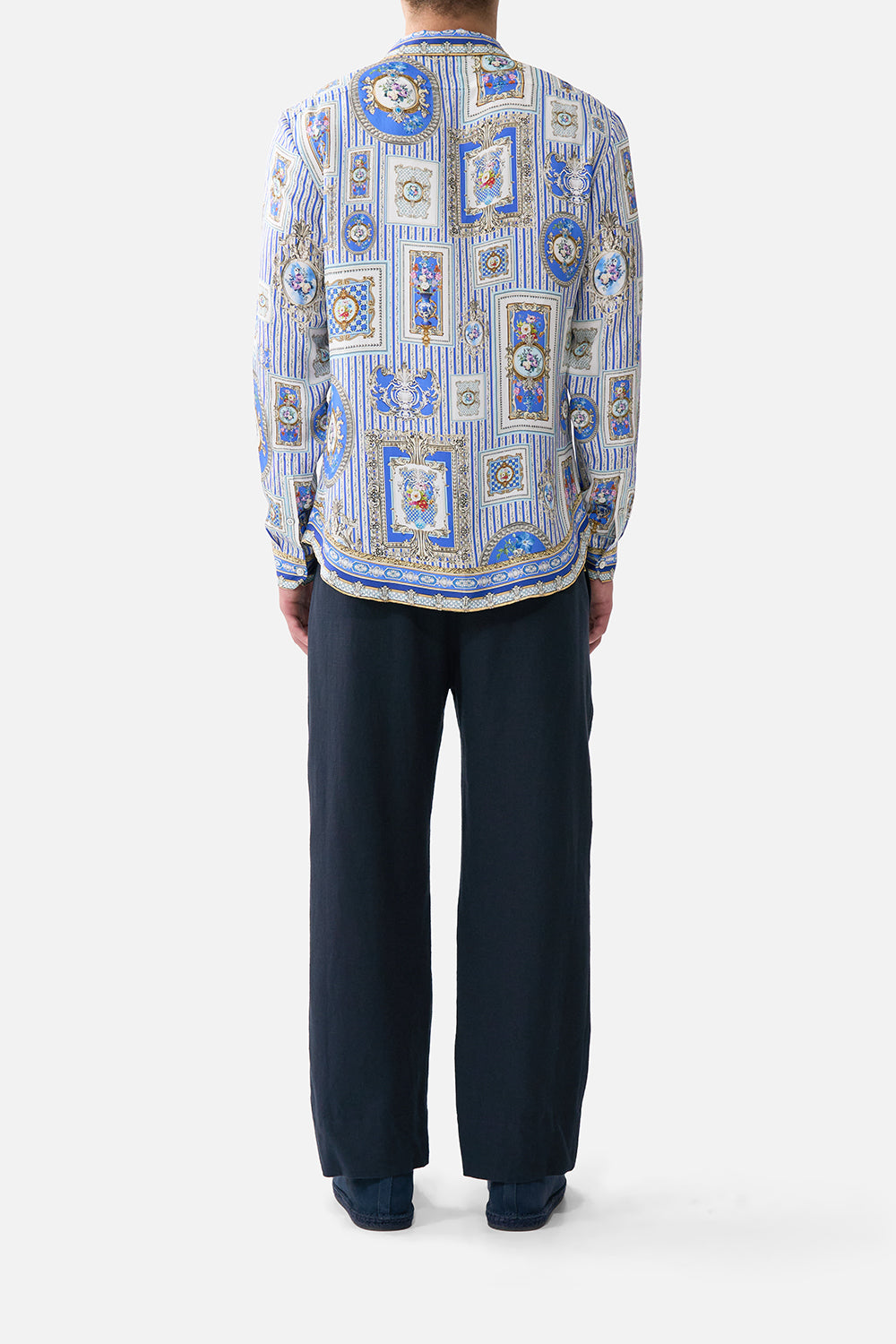 CAMISA DE MANGA LARGA CON CUELLO OPULENCIA OTOMANA