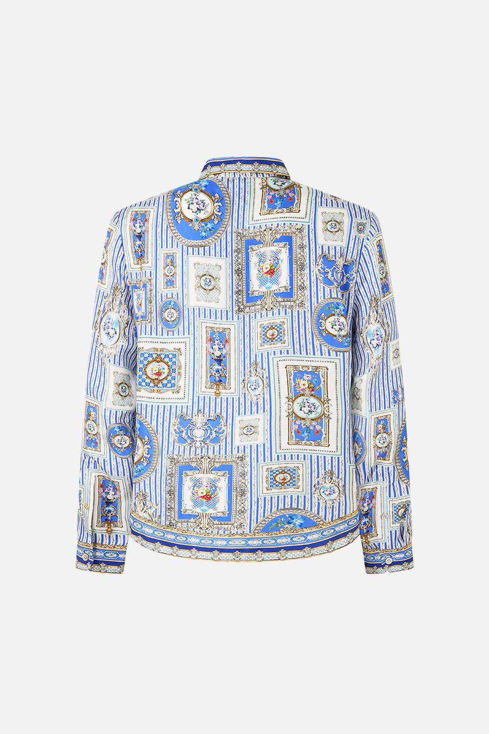 CAMISA DE MANGA LARGA CON CUELLO OPULENCIA OTOMANA
